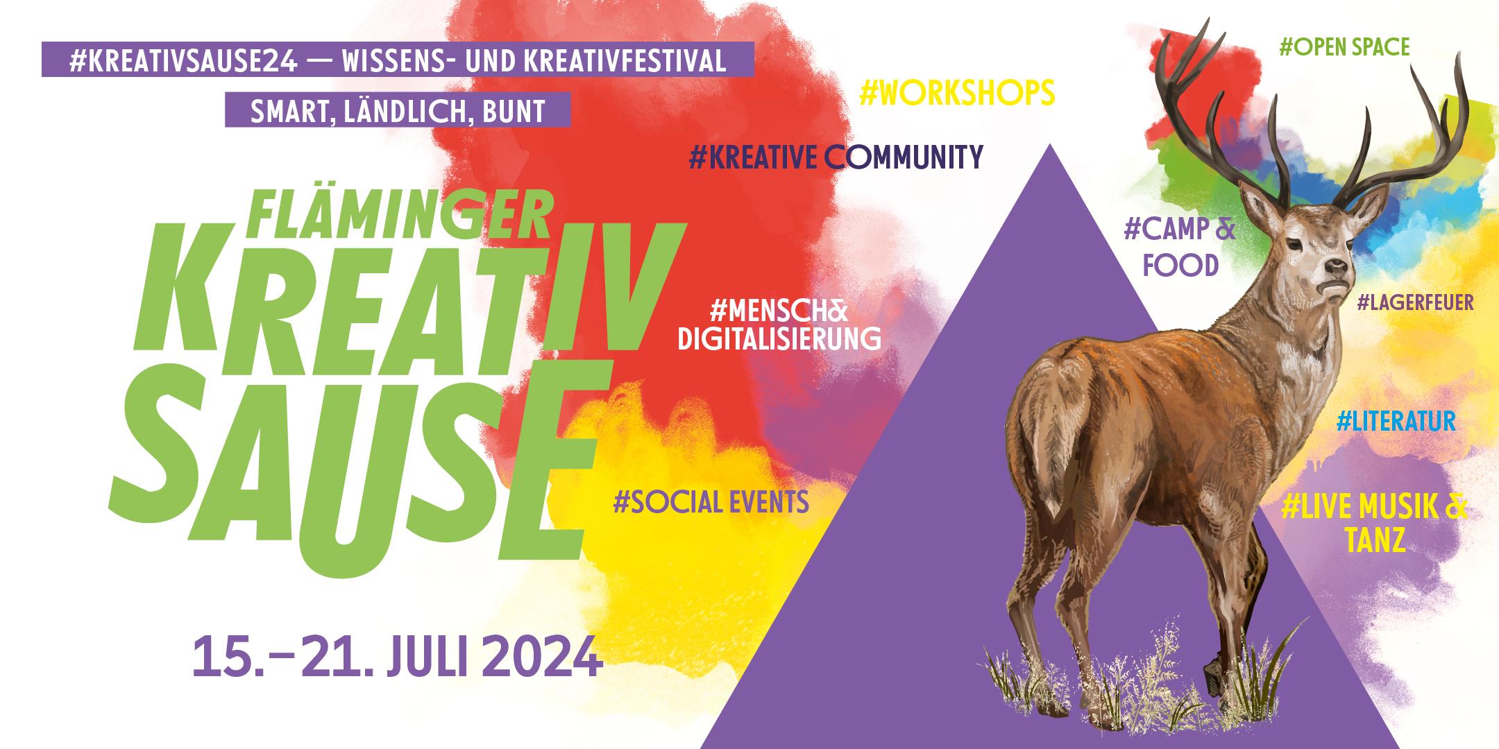 Kreativcamp der Kreativsause 24: Camping Inspiration Community & much more!