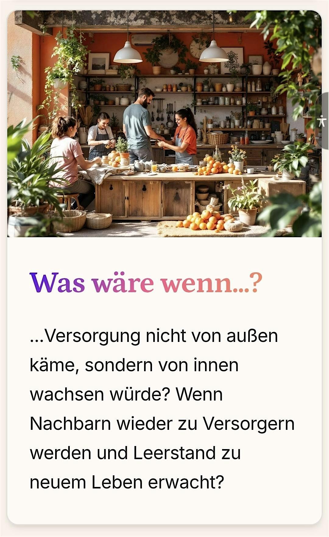 Zukunft säen – Gemeinschaft ernten
